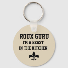 Roux Guru Rougarou Funny Louisiana Keychain Nyckelring