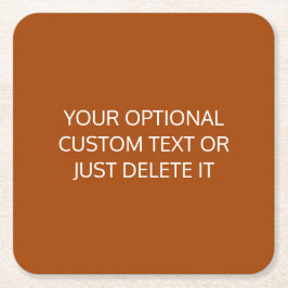 Roux solid färg trendig cocsvans party palett underlägg papper kvadrat