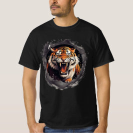 Rovande Tiger T-shirt i röken
