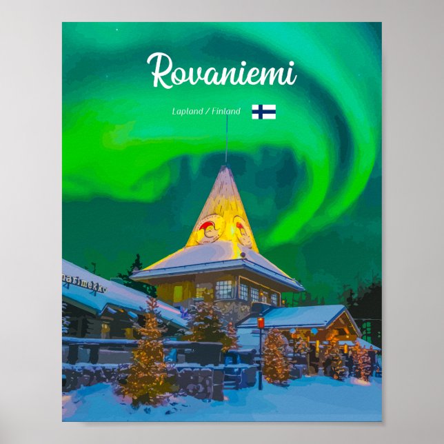 Rovaneimi, Finland Poster (Framsidan)
