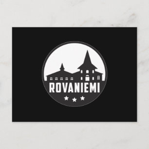 Rovaniemi Finland City Skyline Cityscape Gift Idea Vykort
