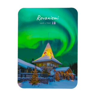 Rovaniemi, Finland - Magic Aurora Runt Magnet