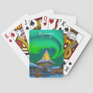 Rovaniemi, Finland - Magisk Aurora Casinokort