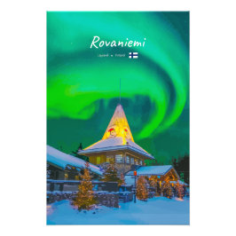 Rovaniemi, Finland - Magisk Aurora Fototryck