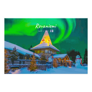 Rovaniemi, Finland - Magisk Aurora Fototryck