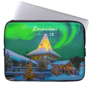 Rovaniemi, Finland - Magisk Aurora Laptop Fodral