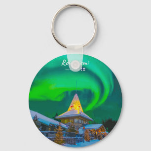 Rovaniemi, Finland - Magisk Aurora Nyckelring