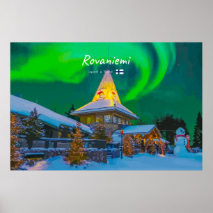 Rovaniemi, Finland - Magisk Aurora Poster