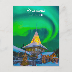 Rovaniemi, Finland - Magisk Aurora Vykort