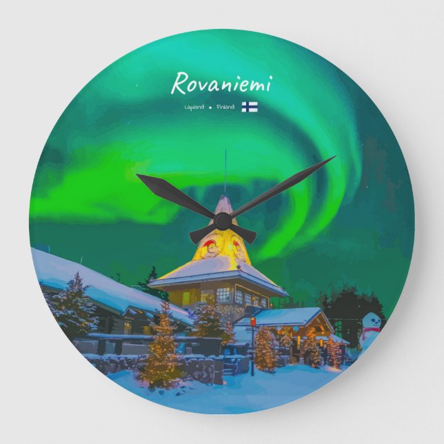 Rovaniemi, Finland Stor Klocka (Framsida)