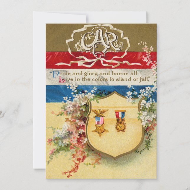 Rövarnas stora armé vid Shield Medal Inbjudningar (Framsida)