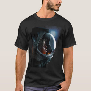 rovdjur mot främmande astronaut t shirt
