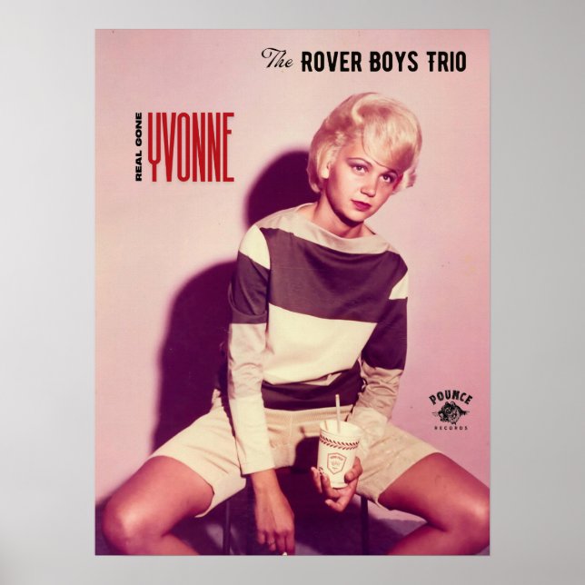 Rover Boys Trio 18x24 "Real Borta Yvonne" Poster (Framsidan)