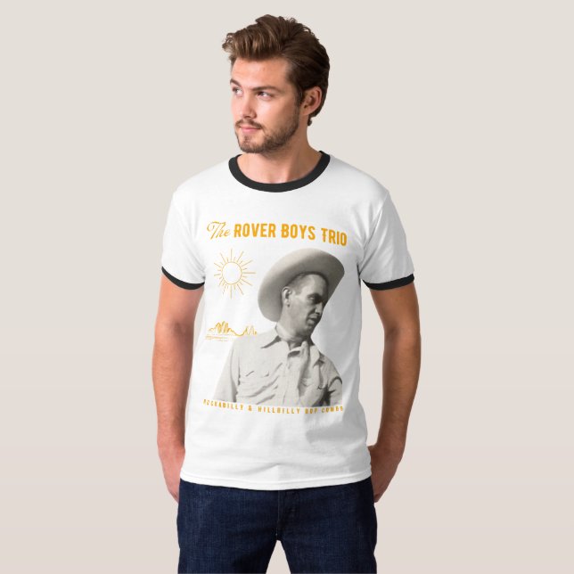 Rover Boys Trio Cowboy Ringer T-Shirt (Hel framsida)