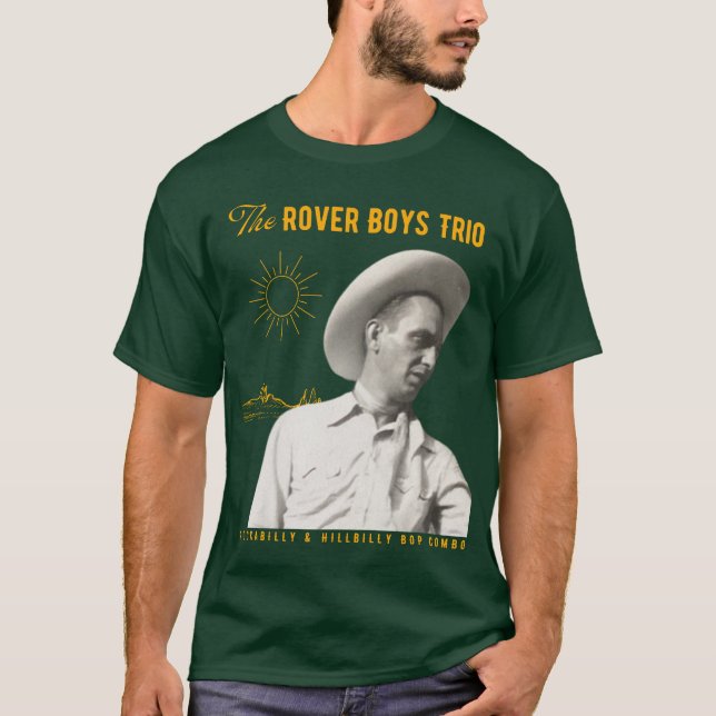 Rover Boys Trio Cowboy T-Shirt in Forest Grönt (Framsida)