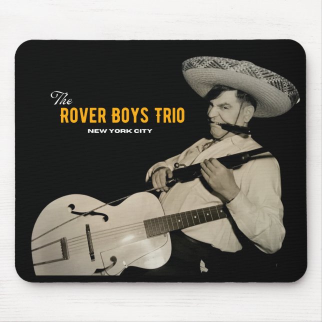 Rover Boys Trio "Vild Man" Mouse Pad Musmatta (Framsidan)