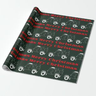 Rover Defender Papper jul, Papper gåva, SUV Presentpapper