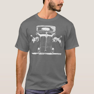 Rover P3 1940s klassisk monoblock vit T Shirt