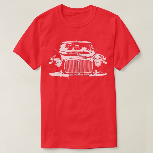 Rover P5 1960-s klassisk monoblock vit T Shirt (Design framsida)