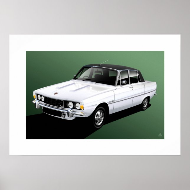 Rover P6 3500 V8 Poster (Framsidan)