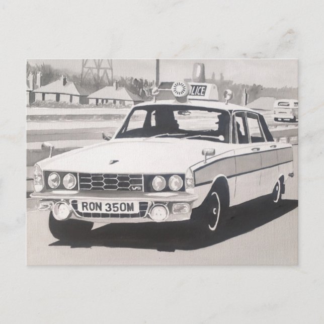 Rover P6 3500 V8 Vykort (Framsida)