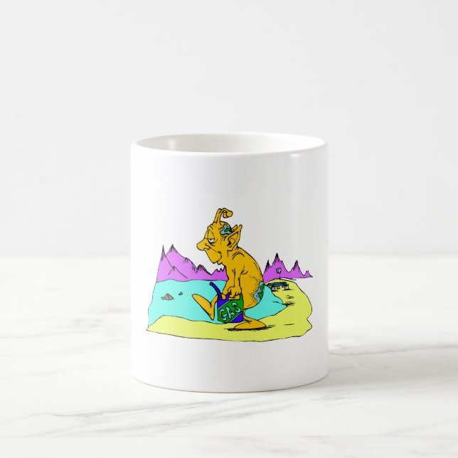 Roveren ut ur gasar kaffemugg (Center)