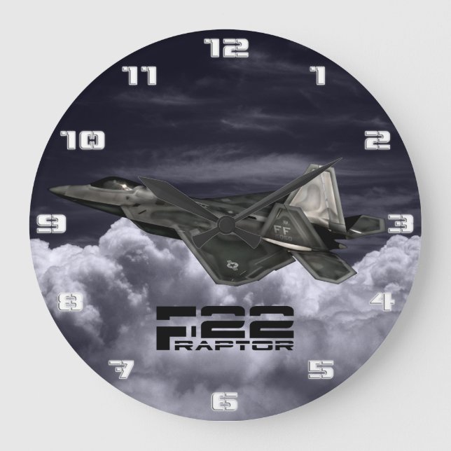 ROVFÅGEL F-22 STOR KLOCKA (Framsida)
