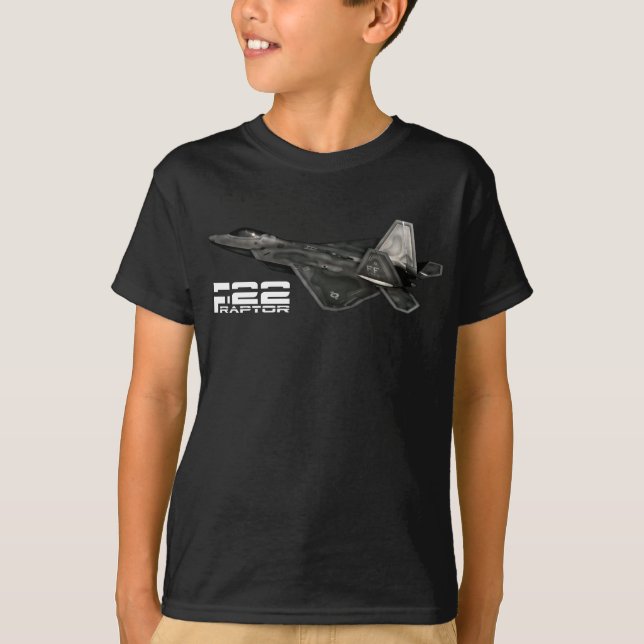 ROVFÅGEL F-22 T SHIRT (Framsida)