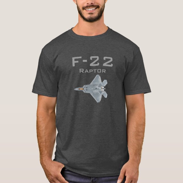 Rovfågel F-22 T-shirt (Framsida)