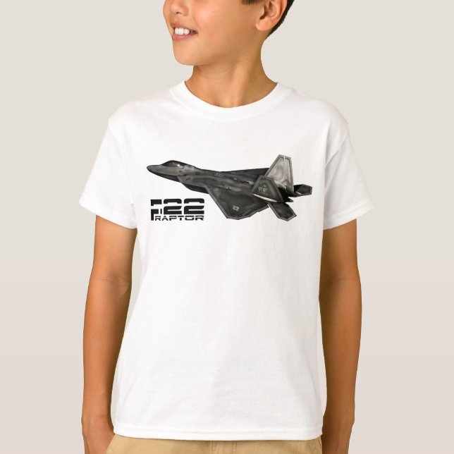 ROVFÅGEL F-22 TEE SHIRT (Framsida)