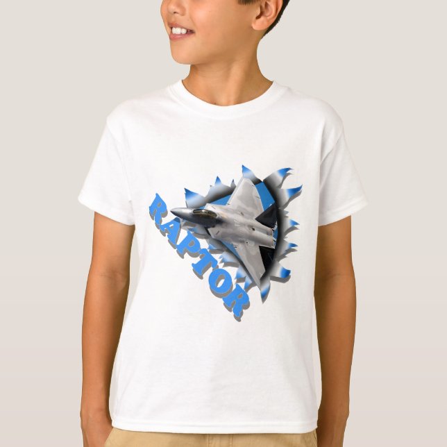 Rovfågel för F 22 T-shirt (Framsida)