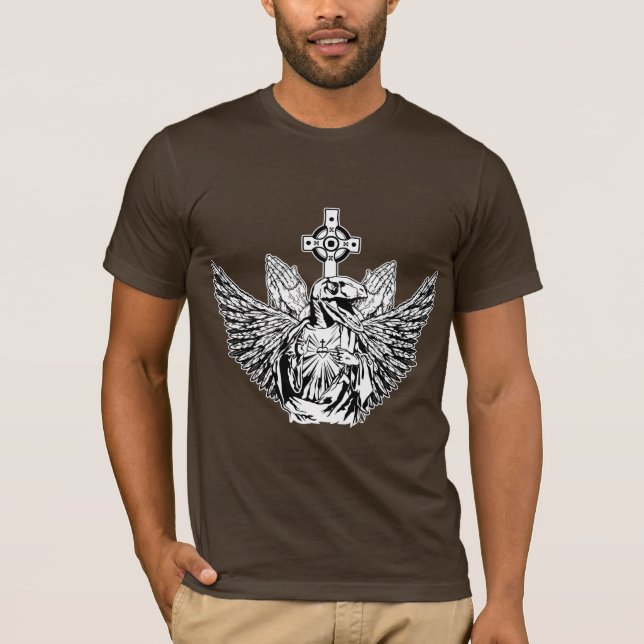 RovfågelJesus kärlekar dig T-shirt (Framsida)