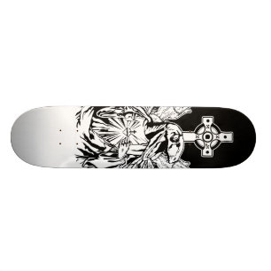 Rovfågeln Jesus gick slocknad för ditt syndar Mini Skateboard Bräda 18,5 Cm