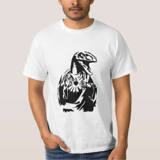 Rovfågeln Jesus stencilerar T-shirt