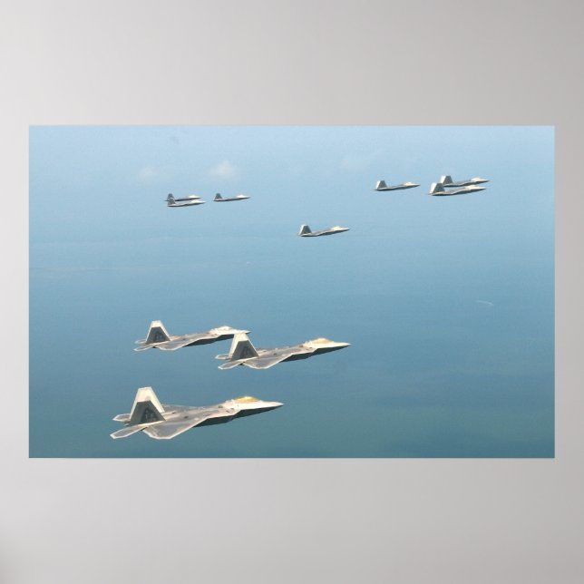 Rovfåglar F-22 Poster (Framsidan)