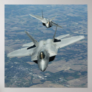Rovfåglar F-22 Poster
