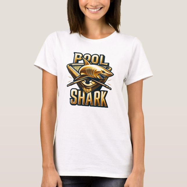 rovgig puck, Shark Swings Stick T Shirt (Framsida)