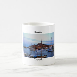 Rovinj hamn, Kroatien Kaffemugg