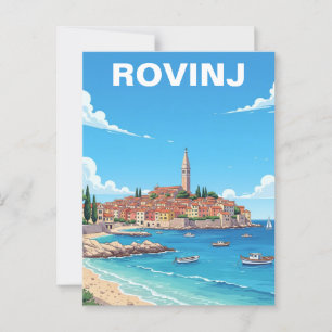 Rovinj Kroatien Travel Vykort