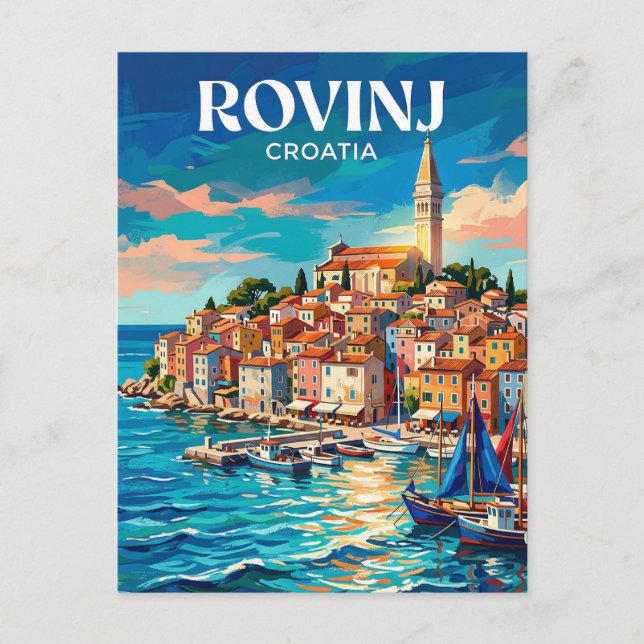 Rovinj Kroatien Vykort (Framsida)