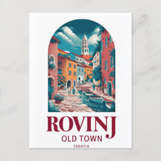 Rovinj, Kroatien - vykort för kustbevakning