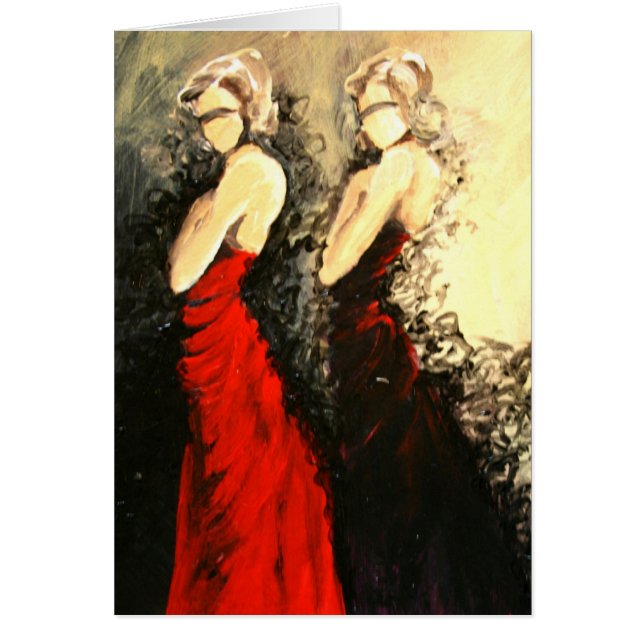 Rovriddare döttrar hälsningskort (Framsidan)