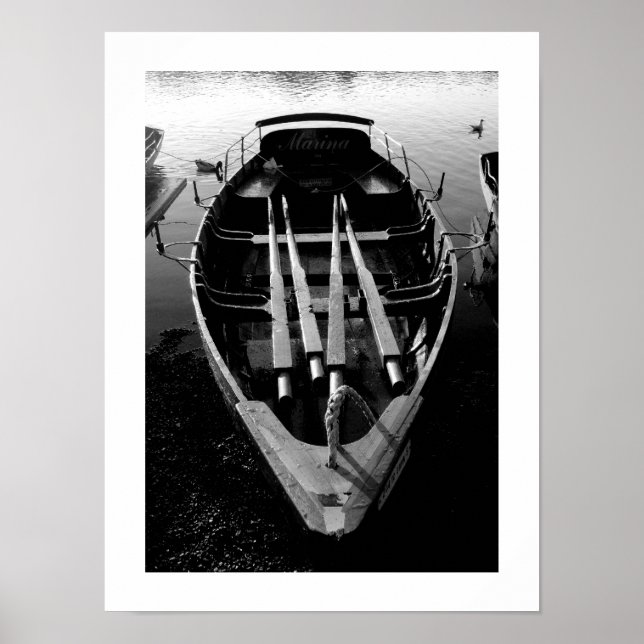 Row Boat 'Marina' - Derwentwater Poster (Framsidan)