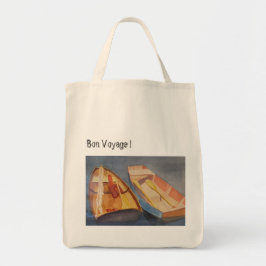 Row Boat Tote " Bon Voyage" Tygkasse