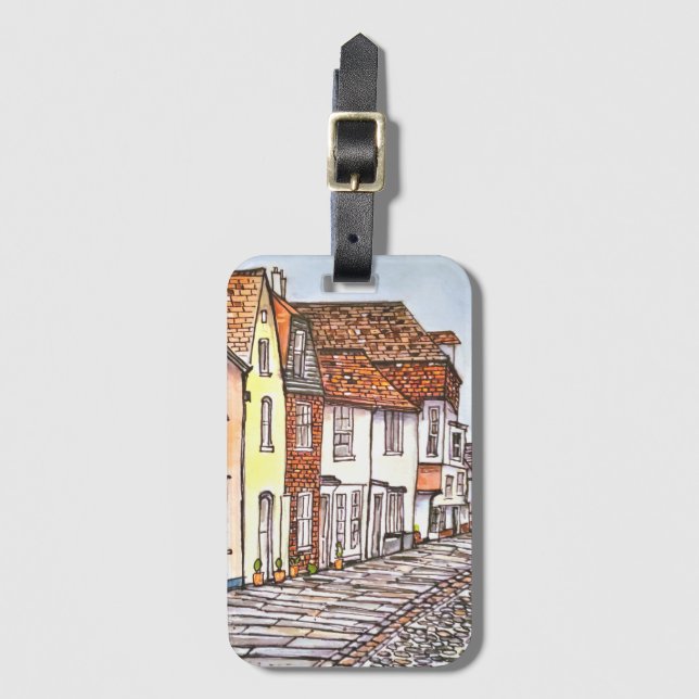 Row Of Houses Bagagebricka (Framsida vertikal)