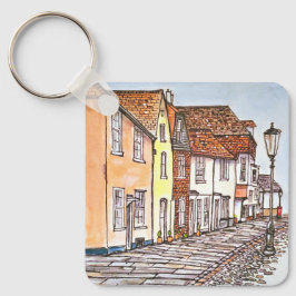 Row Of Houses Nyckelring