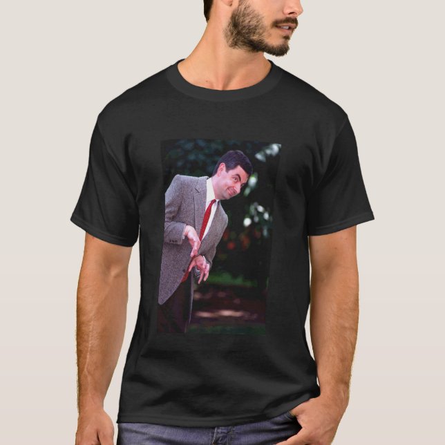 Rowan Atkinson Mr Bean Blackadder Skådespelare & K T Shirt (Framsida)