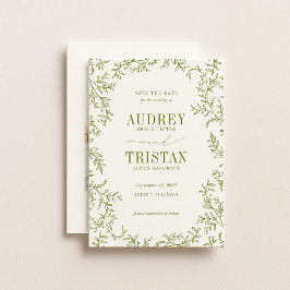 ROWAN Botanical Wedding Photo Spara Datumet