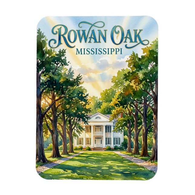 Rowan Oak USA Magnet (Vertikal)