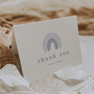 ROWAN Summer Boy Blue Boho Rainbow Shower Tack Kort